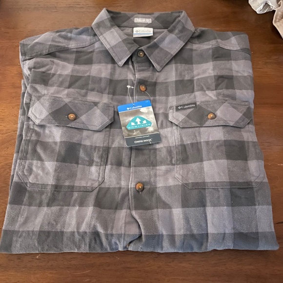 Columbia Warm thick flannel  plaid long sleeve shirt - Picture 2 of 5